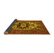 Sideview of Oriental Yellow Industrial Rug, urb2388yw