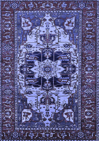 Oriental Blue Industrial Rug, urb2388blu