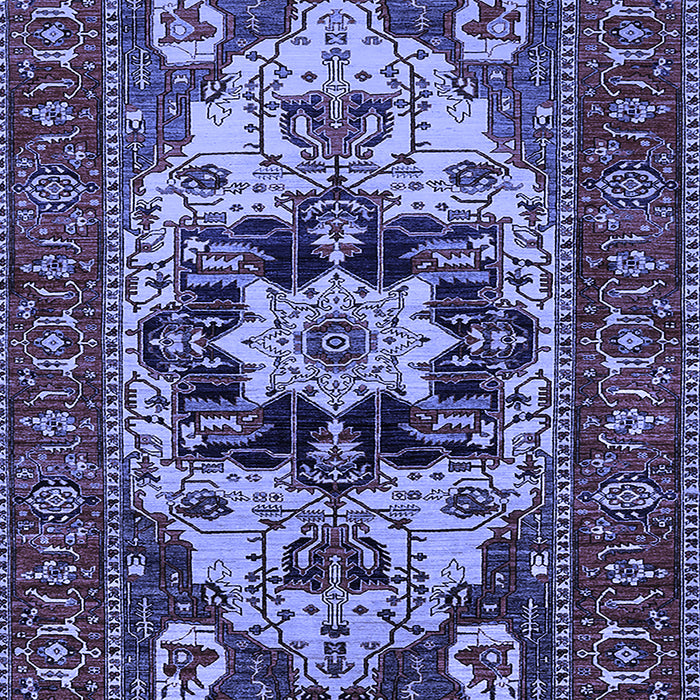 Oriental Blue Industrial Rug, urb2388blu