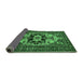 Sideview of Oriental Emerald Green Industrial Rug, urb2388emgrn