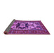 Sideview of Oriental Purple Industrial Rug, urb2388pur