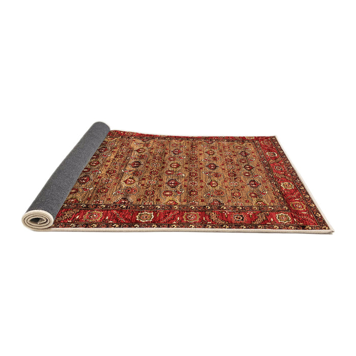 Sideview of Oriental Orange Industrial Rug, urb2389org