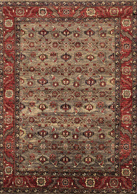 Oriental Brown Industrial Rug, urb2389brn