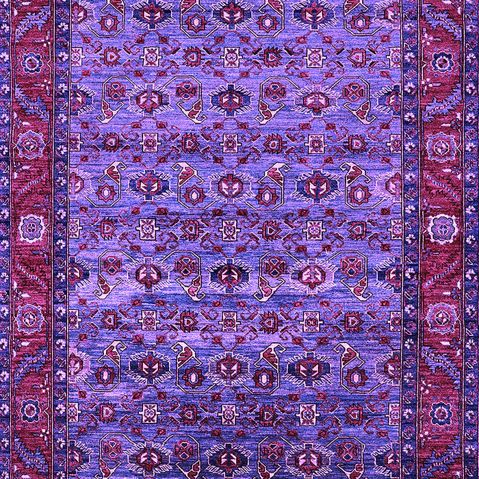 Oriental Purple Industrial Rug, urb2389pur