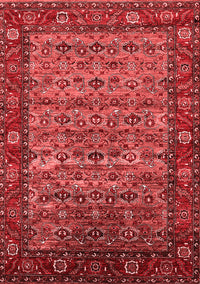 Oriental Red Industrial Rug, urb2389red