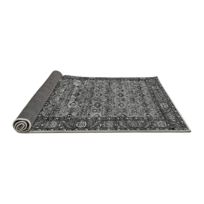Sideview of Oriental Gray Industrial Rug, urb2389gry
