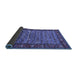 Sideview of Oriental Blue Industrial Rug, urb2389blu