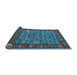 Sideview of Oriental Light Blue Industrial Rug, urb2389lblu