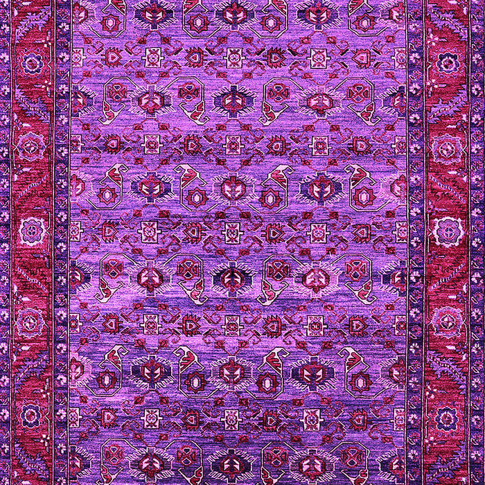 Machine Washable Oriental Pink Industrial Rug, wshurb2389pnk