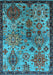 Oriental Light Blue Industrial Rug, urb2390lblu