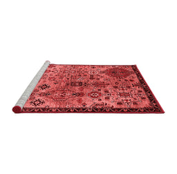 Industrial Red Washable Rugs