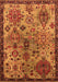 Oriental Orange Industrial Rug, urb2390org