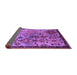 Sideview of Oriental Purple Industrial Rug, urb2390pur