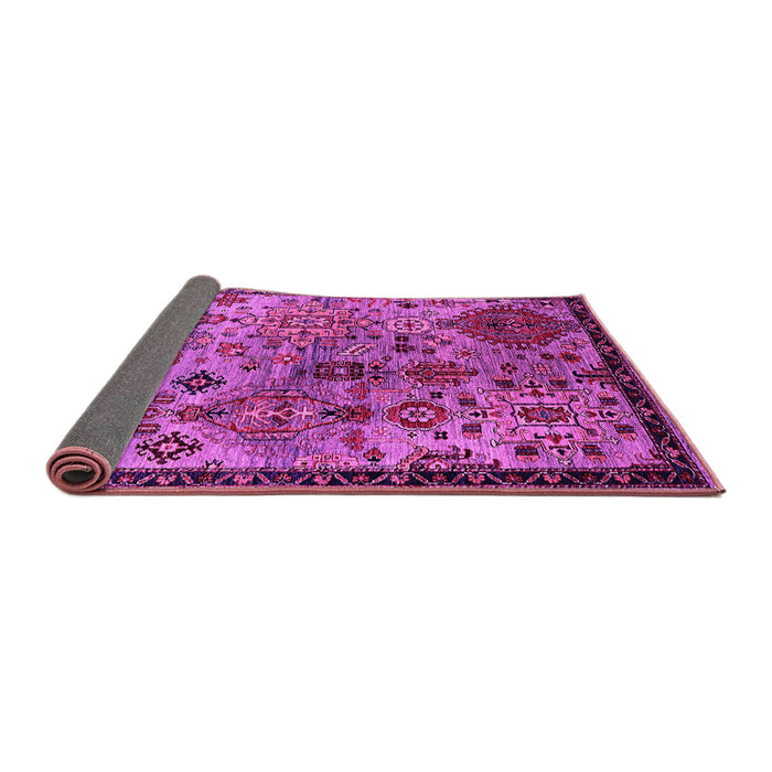 Sideview of Oriental Pink Industrial Rug, urb2390pnk