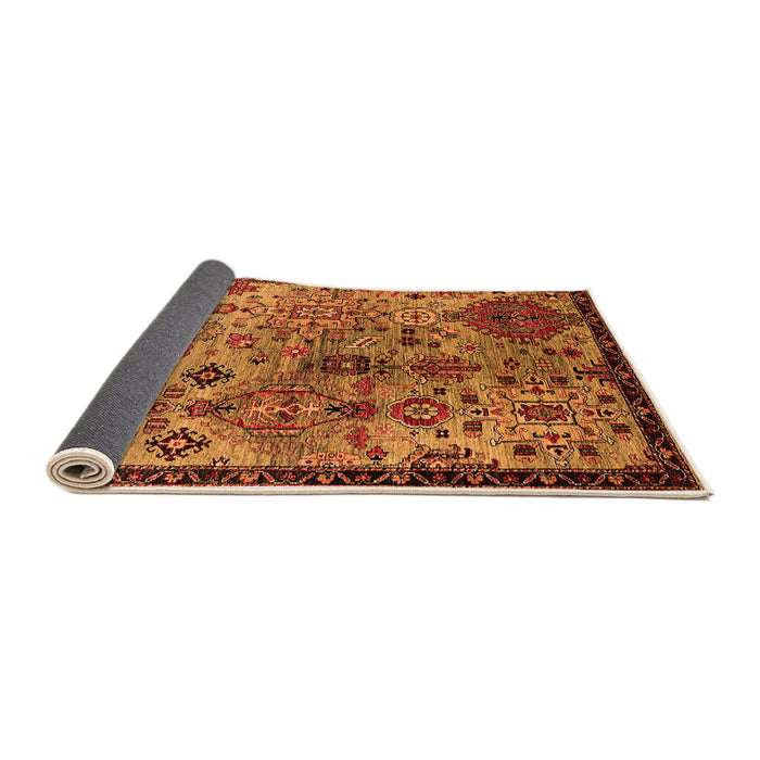 Sideview of Oriental Orange Industrial Rug, urb2390org