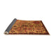 Sideview of Oriental Orange Industrial Rug, urb2390org