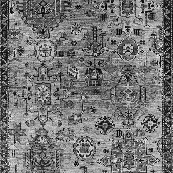 Machine Washable Oriental Gray Industrial Rug, wshurb2390gry