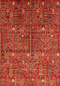 Oriental Orange Industrial Rug, urb2391org