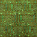 Square Oriental Green Industrial Rug, urb2391grn