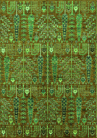 Oriental Green Industrial Rug, urb2391grn