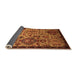 Sideview of Oriental Orange Industrial Rug, urb2392org