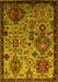 Oriental Yellow Industrial Rug, urb2392yw