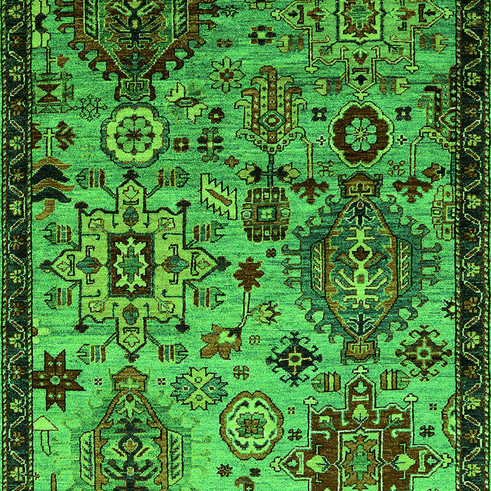 Oriental Green Industrial Rug, urb2392grn