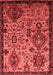 Oriental Red Industrial Area Rugs