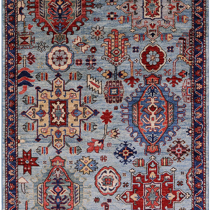 Mid-Century Modern Dark Gray Oriental Rug, urb2392