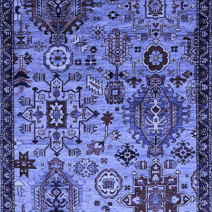 Oriental Blue Industrial Rug, urb2392blu