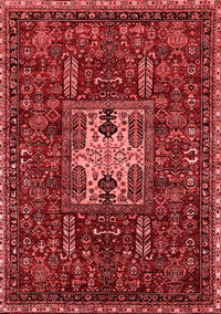 Oriental Red Industrial Rug, urb2393red