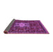 Sideview of Oriental Purple Industrial Rug, urb2393pur