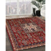 Machine Washable Industrial Modern Crimson Red Rug in a Family Room, wshurb2393