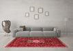 Industrial Red Washable Rugs