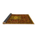 Sideview of Oriental Yellow Industrial Rug, urb2393yw