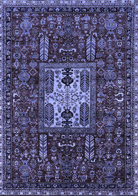 Oriental Blue Industrial Rug, urb2393blu