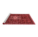 Industrial Red Washable Rugs