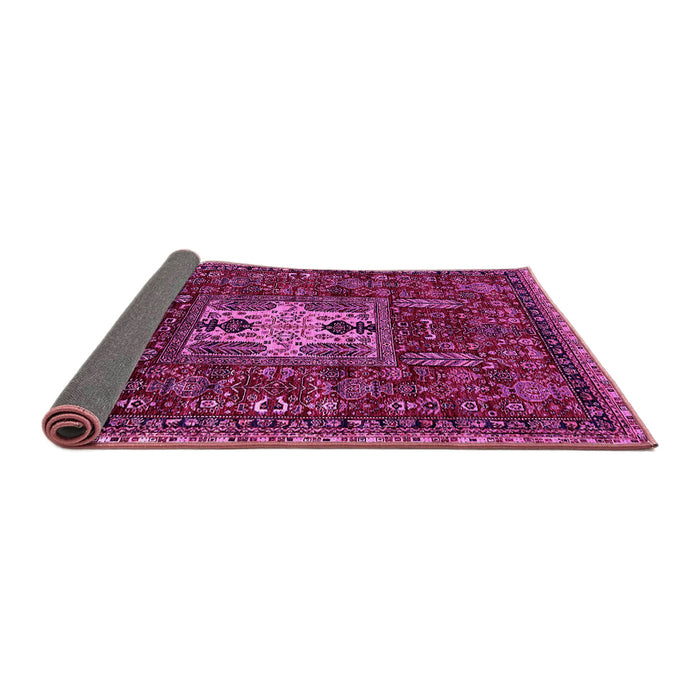 Sideview of Oriental Pink Industrial Rug, urb2393pnk