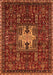 Oriental Orange Industrial Rug, urb2393org