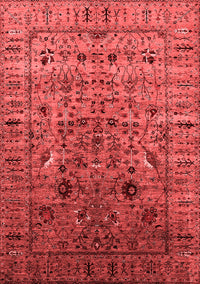 Oriental Red Industrial Rug, urb2394red