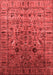 Oriental Red Industrial Area Rugs