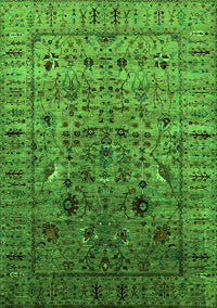 Oriental Green Industrial Rug, urb2394grn