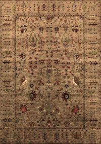 Oriental Brown Industrial Rug, urb2394brn