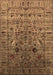 Oriental Brown Industrial Rug, urb2394brn