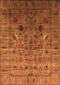 Oriental Orange Industrial Rug, urb2394org