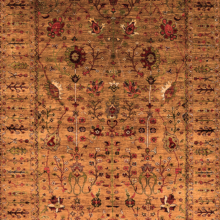 Oriental Orange Industrial Rug, urb2394org