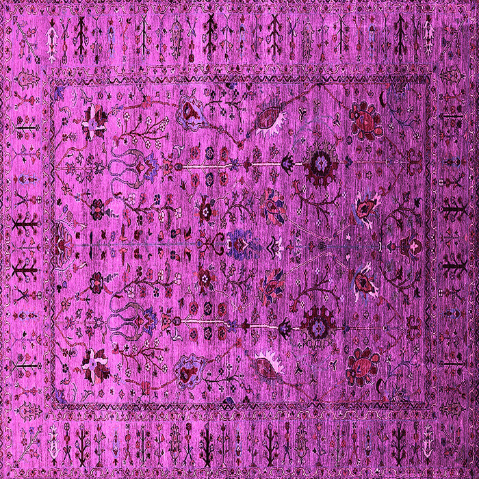 Square Oriental Pink Industrial Rug, urb2394pnk
