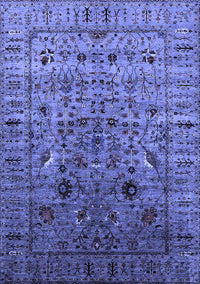 Oriental Blue Industrial Rug, urb2394blu