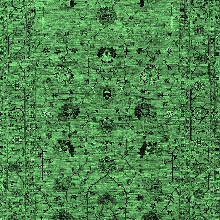 Oriental Emerald Green Industrial Rug, urb2395emgrn