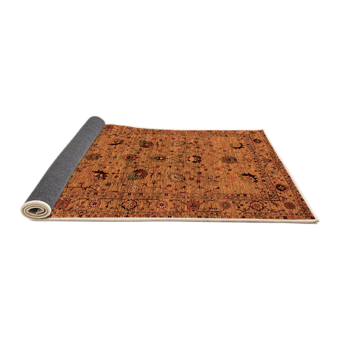 Sideview of Oriental Orange Industrial Rug, urb2395org
